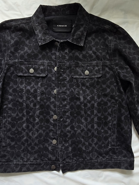 Coach Other - COACH Men's Black Signature Denim Jacket